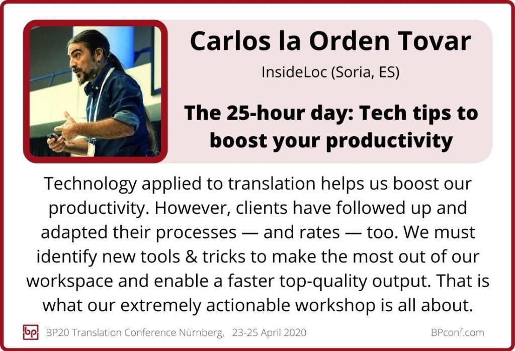 Carlos la Orden Tovar_BP20_The 25-hour day - Tech tips to boost your productivity