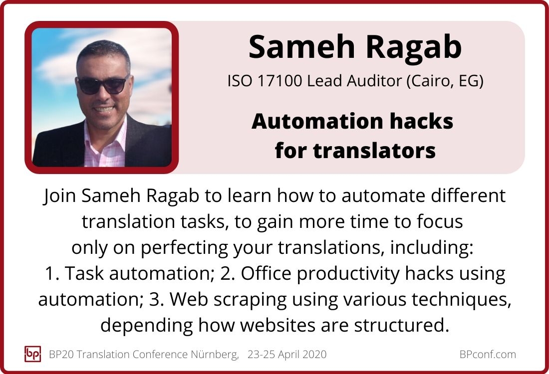 Sameh Ragab_BP20_Automation hacks for translators