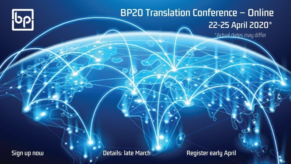 BP20 Translation Conference online