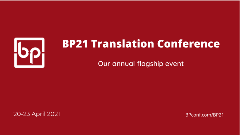 Website cover 960x540 BP21 Translation Conference