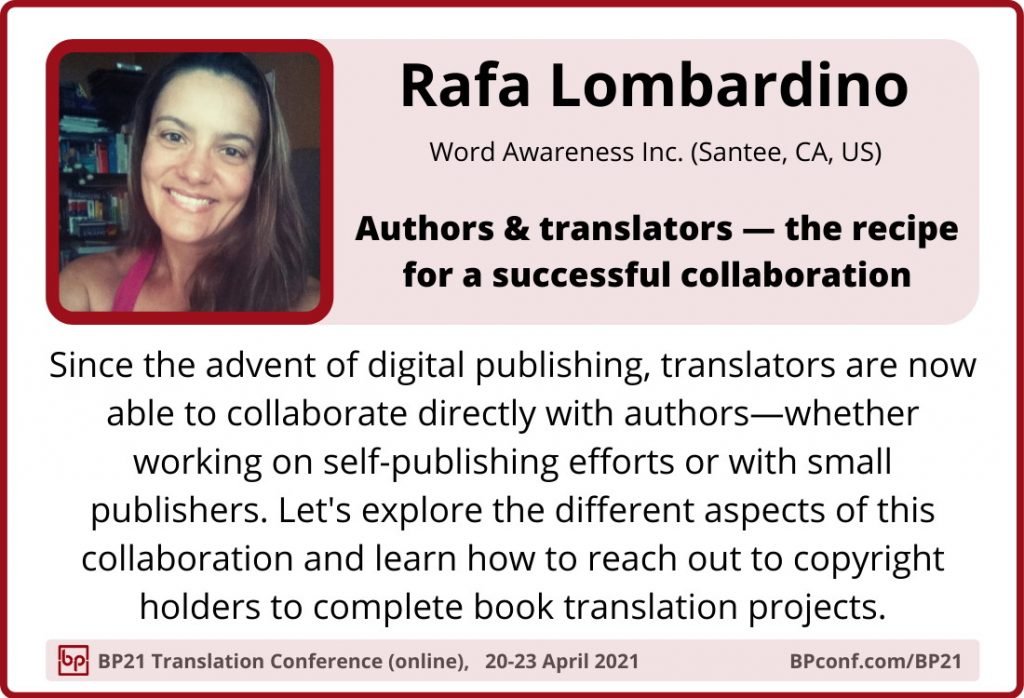 BP21 Translation Conference :: Rafa Lombardino :: Authors and translators