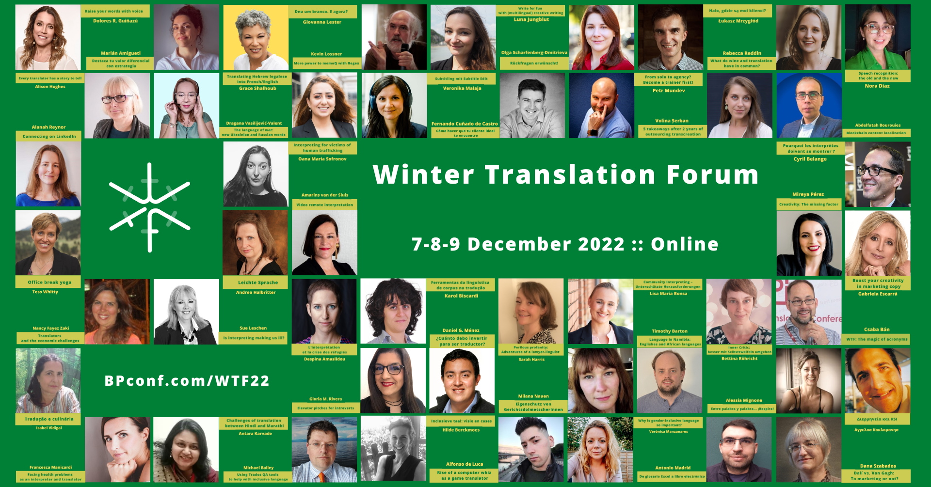 Winter Translation Forum :: 7-9 December 2022