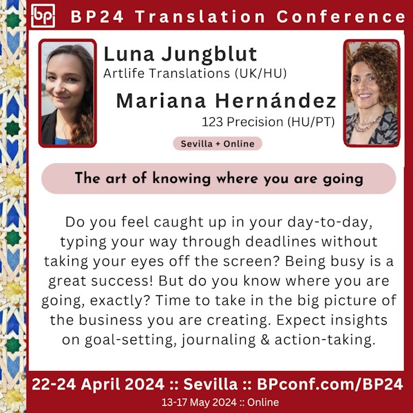 BP24 Translation Conference :: Luna Jungblut - Mariana Hernandez 