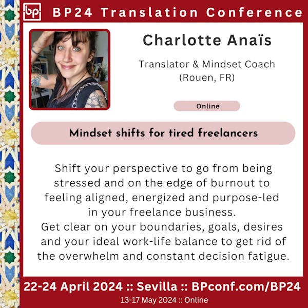 BP24 Translation Conference :: Ana Sofia Correia ::
