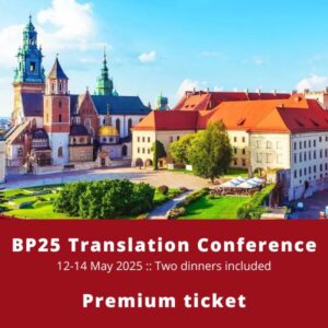 BP25 Translation Conference Premium ticket