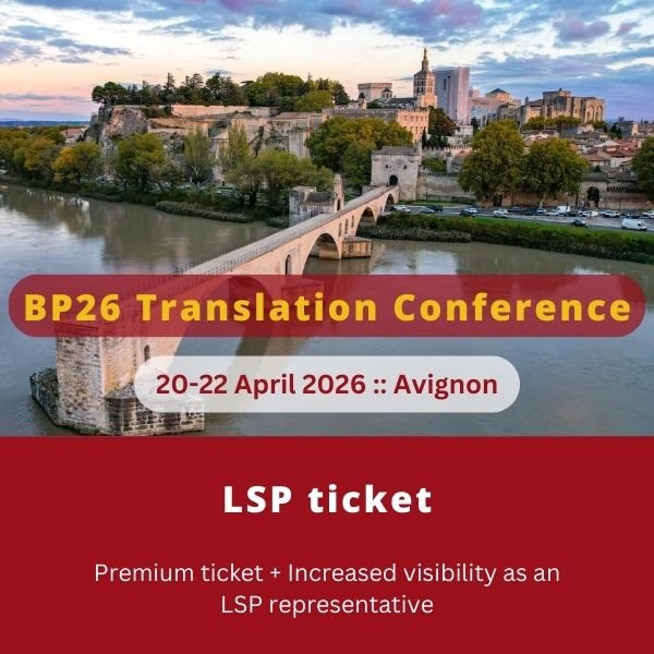 BP26 Translation Conference Avignon :: LSP ticket