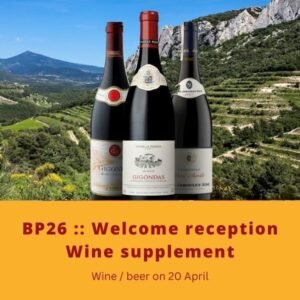 BP26conf :: Welcome reception :: Wine supplement