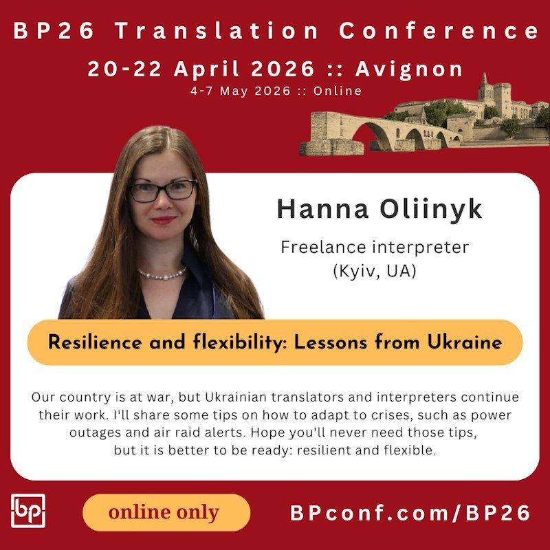 BP26 Translation Conference Avignon :: Diana Gordaliza :: Sales calls for translators